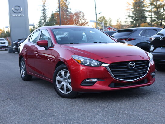 Mazda Mazda3 Berline 4 portes, boîte manuelle, GX, Cruise control, Caméra de recule, Air climatisé 2017 Rouge