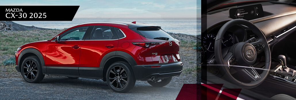 Mazda CX-30 2025 ou Hyundai Kona 2025 : comparaison des VUS