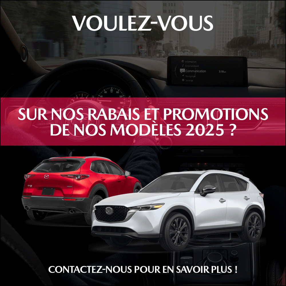 Mazda val david pop up PROMOS 2025 FR